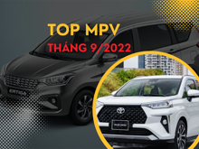 Top xe MPV bán chạy nhất tháng 9/2022