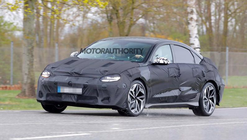 Lộ hình ảnh thử nghiệm Hyundai Ioniq 6 2023