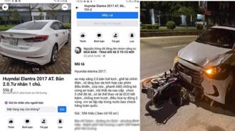 Dân mạng "bóc phốt" chiêu trò phù phép xe tai nạn, bán giá cao