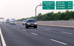 Tăng cường kiểm soát chặt xe quá tải trên cao tốc Hà Nội – Hải Phòng