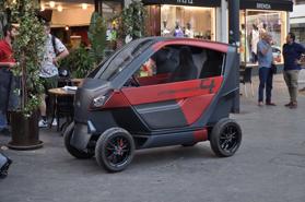 Độc đáo chiếc xe điện có thể "biến hình", thu nhỏ khi cần thiết