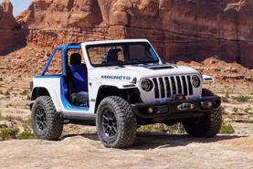 Jeep Concept Wrangler SUV chạy điện mới có thể tăng tốc 0 – 100km/h chỉ trong 2 giây