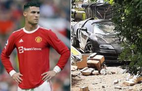 Siêu xe Bugatti Veyron Vitesse giá 2 triệu USD của Cristiano Ronaldo gặp nạn tại Tây Ban Nha