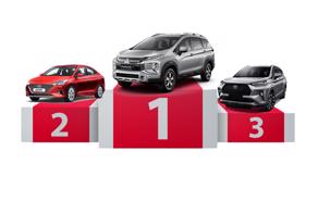 Top 10 mẫu xe bán chạy nhất tháng 7/2022