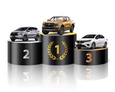 Top 10 xe bán chạy nhất tháng 2/2024: "Vua bán tải" trở lại ngôi vương