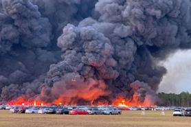 Hơn 3.500 ô tô bị thiêu rụi trong vụ cháy ở Mỹ