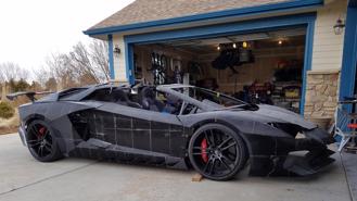Ông bố in 3D hẳn một chiếc Lamborghini để chiều lòng con trai