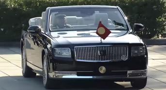 Toyota Century mui trần xuất hiện trong lễ kế vị Nhật Hoàng Naruhito