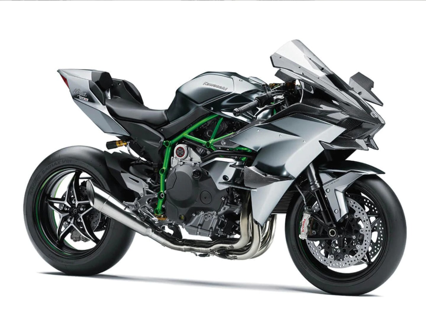 Chiếc Kawasaki H2R trị giá 56.500 USD không có gương, không có chỗ để gắn biển số