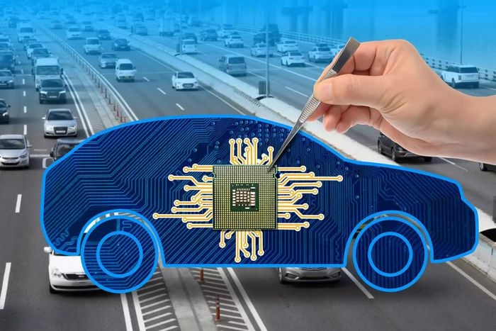 Chip bán dẫn đóng vai trò không thể thiếu cho sản xuất ô tô.