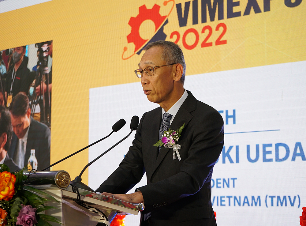 Theo ông Hiroyuki Ueda – Chủ tịch Công ty ô tô Toyota Việt Nam (TMV): “Tại hai kỳ triển lãm trước đây, Toyota Việt Nam đã kết nối được với hơn 20 nhà cung ứng tiềm năng, một trong số đó đã trở thành nhà cung cấp chính thức cho TMV từ 2021. Toyota Việt Nam đã và đang tìm kiếm nhà cung ứng tiềm năng và kết nối với các doanh nghiệp đang hoạt động tại Việt Nam, chia sẻ kinh nghiệm phát triển nhà cung cấp, giới thiệu những hình mẫu nhà cung cấp mà Toyota đã hỗ trợ cho các nhà cung cấp linh kiện khác để họ học hỏi, từ đó từng bước xây dựng chuỗi cung ứng trong ngành công nghiệp hỗ trợ, nâng cao khả năng của nhà cung ứng nội địa