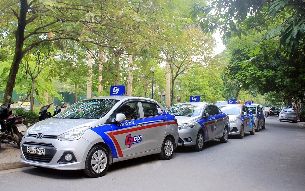 Các hãng taxi Việt vẫn còn khá thận trọng trước xu hướng chuyển đổi sang phương tiện sử dụng năng lượng xanh. Ảnh: G7 Taxi