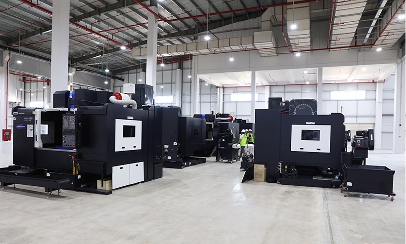 Dây chuyền sản xuất pin tại Nhà máy Sản xuất Pin VinES sử dụng công nghệ tiên tiến hàng đầu theo tiêu chuẩn của Mỹ và châu Âu.  