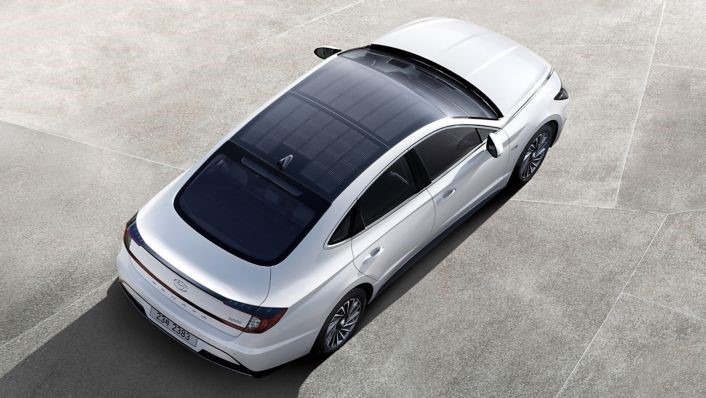 Mẫu xe Hyundai Sonata Hybrid.