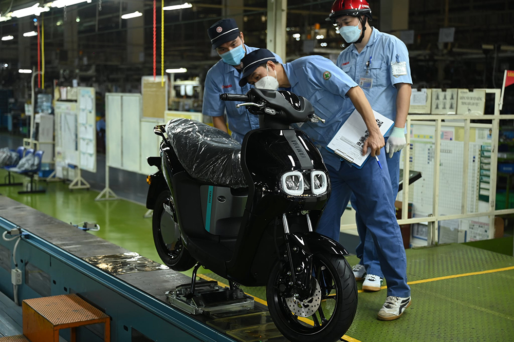 Yamaha tiên phong với sản phẩm xe máy điện xuất khẩu sang Châu Âu.