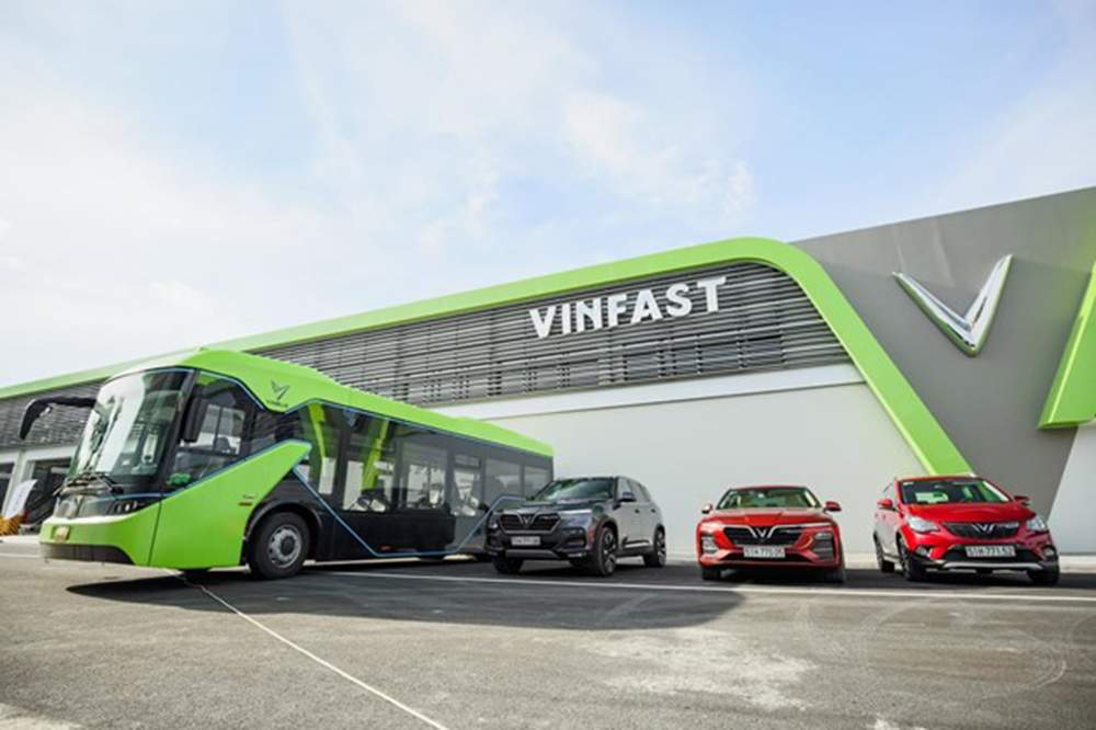 VinFast là nhà sản xuất ô tô duy nhất tại Việt Nam sở hữu một hệ sinh thái di chuyển xanh. Ảnh: VinBus.