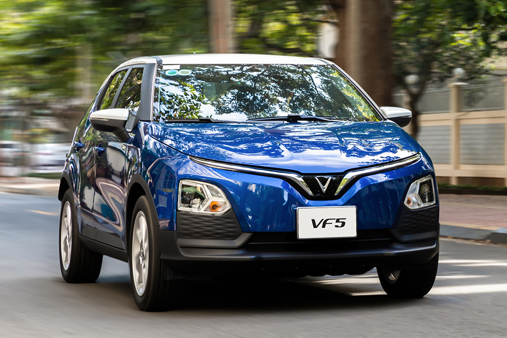VF e34, mẫu ô tô thuần điện đầu tiên của Việt Nam. Ảnh: VinFast.