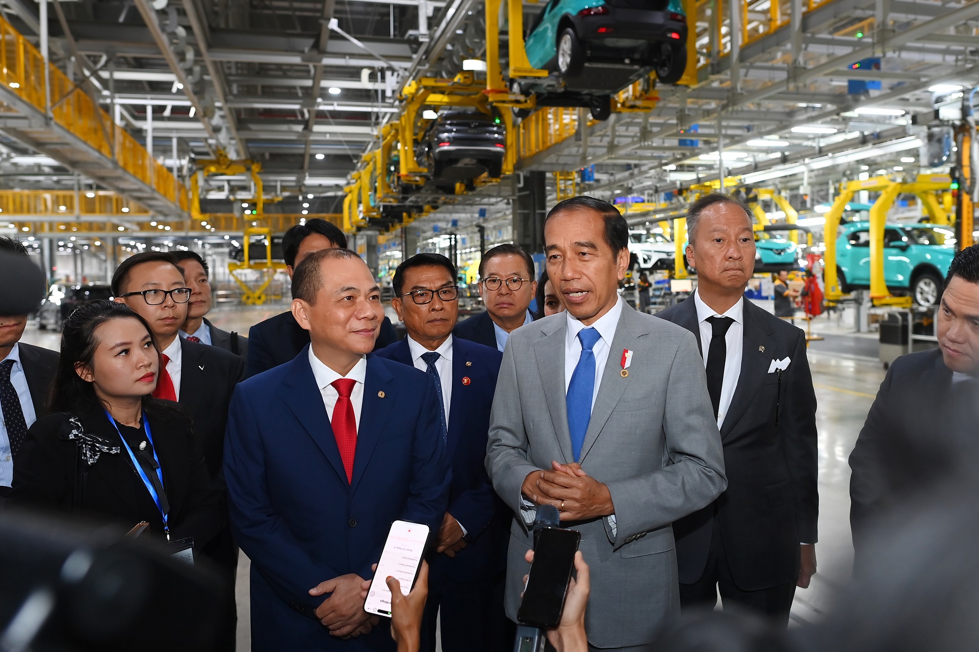 Tổng thống Joko Widodo mong muốn VinFast sẽ mở rộng đầu tư vào lĩnh vực xe điện tại Indonesia.