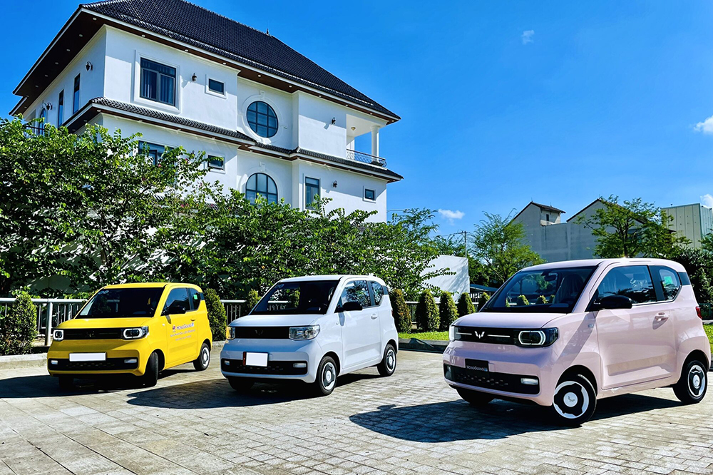 Wuling Mini EV chịu sức ép cạnh tranh lớn từ VinFast VF 3. Ảnh: TMT Motors.