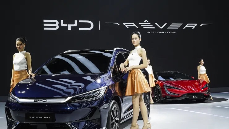 BYD đang là thế lực lớn ở Thái Lan.