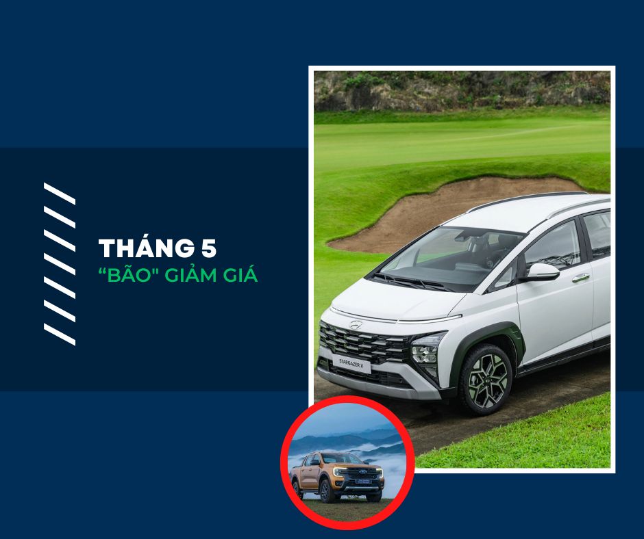 Bức tranh thị trường ô tô Việt tháng 5