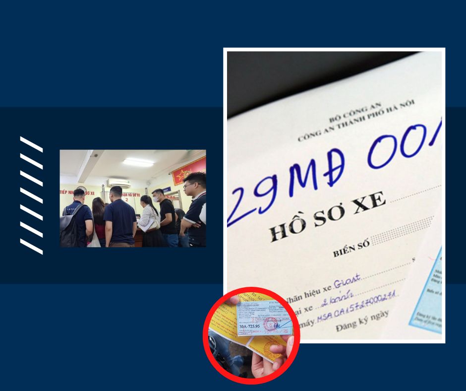 Các địa điểm đăng ký xe cần biết tại Hà Nội từ ngày 1/7/2025