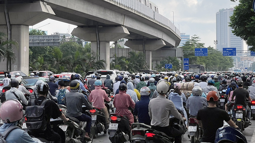 Đếnn 1/7/2026, Hà Nội không có xe mô tô, xe gắn máy sử dụng nhiên liệu hóa thạch lưu thông trong Vành đai 1
