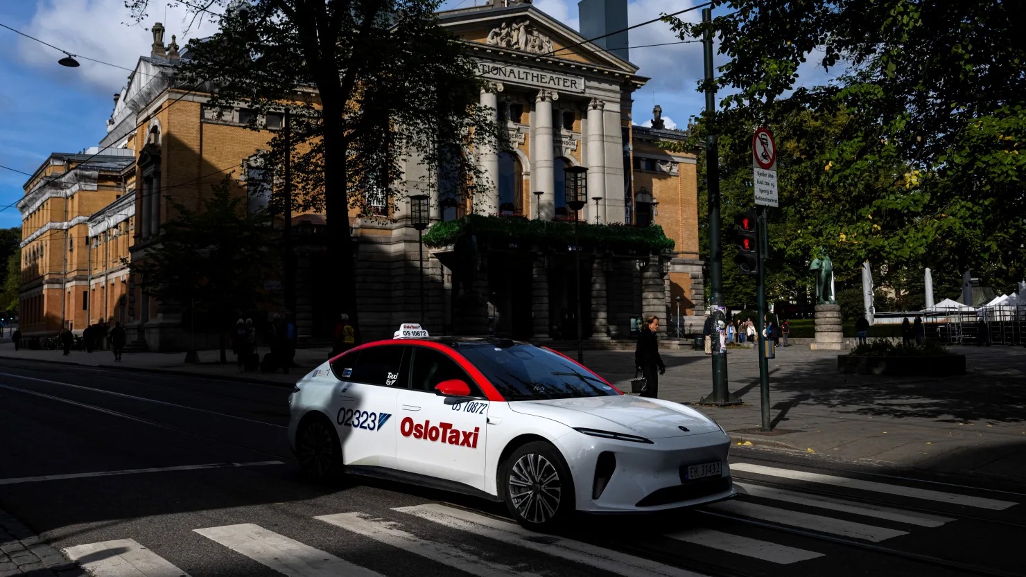 Xe điện NIO ET5 của Oslo Taxi từ Nio Inc.