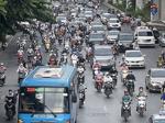 Giao thông “lộn xộn” trên đường Nguyễn Trãi trước ngày phân luồng