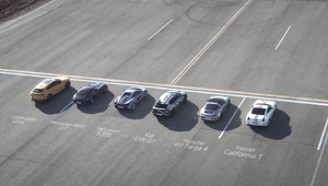 Cận cảnh màn đọ sức giữa siêu phẩm Kia EV6 GT với dàn siêu xe chạy xăng khủng nhất thế giới