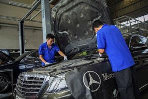 Dính lỗi cảm biến va chạm, Mercedes-Benz Việt Nam triệu hồi loạt xe GLC