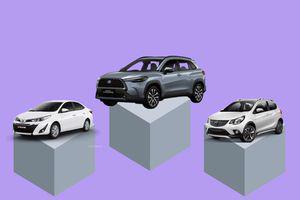 Top 10 ô tô bán chạy nhất tháng 11/2021