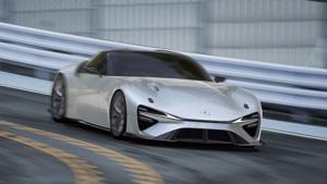 Lexus tiết lộ thêm hình ảnh mới nhất của mẫu xe điện thể thao tương lai