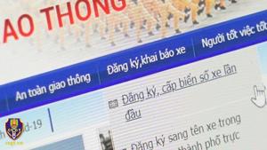 Đề nghị các đơn vị nhập khẩu, sản xuất hỗ trợ đăng ký xe thông qua cổng dịch vụ công