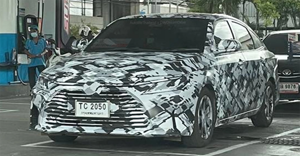 Toyota Vios 2023 thế hệ tiếp lộ ảnh mới tại Thái Lan trước khi ra mắt tháng 8