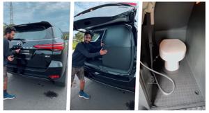 Toyota Fortuner được trang bị thêm… nhà vệ sinh trên xe
