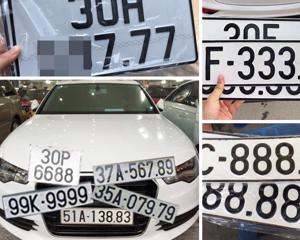 “Chốt” đề xuất người trúng đấu giá được giữ biển số đẹp khi bán ô tô