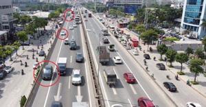 Hơn 1.000 tài xế chạy xe vào làn khẩn cấp trên cao tốc bị xử lý