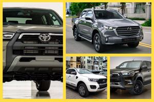 Top xe bán tải tháng 8/2022