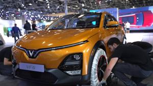 Những hình ảnh đầu tiên của VinFast trước giờ Paris Motor Show 2022 khai mạc