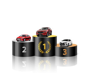 Top 10 xe bán chạy nhất tháng 10/2023