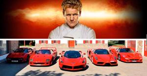 Sở thích sưu tập xe Ferrari của siêu đầu bếp Gordon Ramsay
