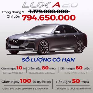 VinFast Lux A2.0 và SA2.0 "rẻ chưa từng có": Không phải ai cũng mua được!