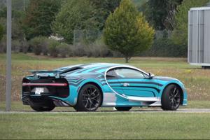 Bugatti đang thử nghiệm một mẫu Chiron bí mật?