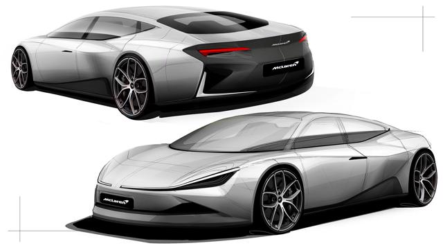 Thiết kế độc lập về McLaren Super Sedan của Andrey Sulemin.