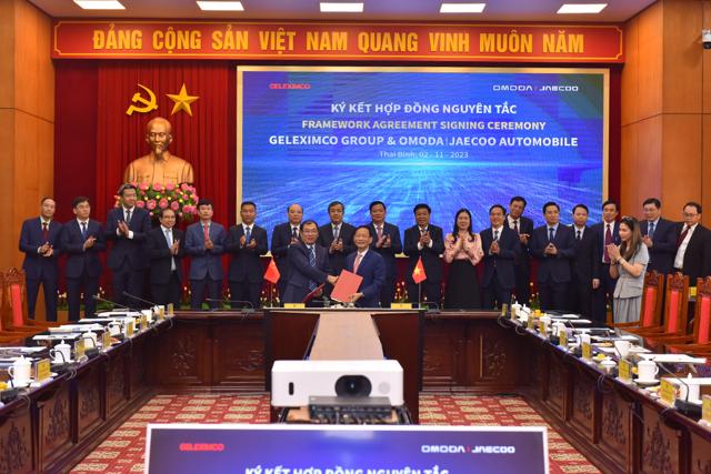 Bằng việc ký kết hợp tác với Geleximco, OMODA & JAECOO thể hiện quyết tâm tham gia sâu vào thị trường ô tô Việt Nam. Ảnh: OMODA & JAECOO Việt Nam