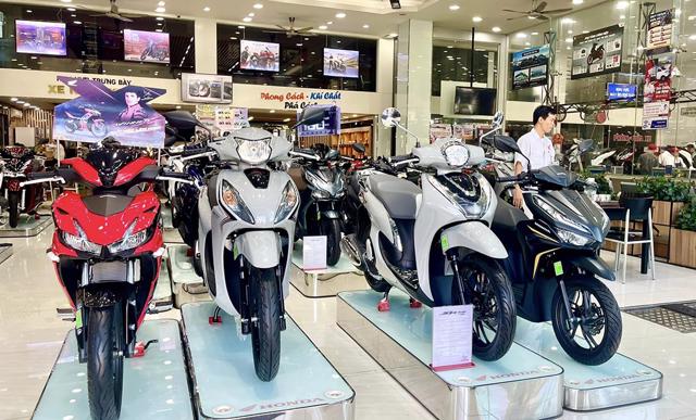 Thị trường xe máy sụt giảm mạnh so với năm 2022. Ảnh: Honda Việt Nam