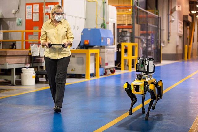 Năm 2020, Ford đã thuê hai chú chó robot tên là Fluffy và Spot từ Boston Dynamics để quét nhà máy sản xuất hộp số Van Dyke trước đây của hãng.
