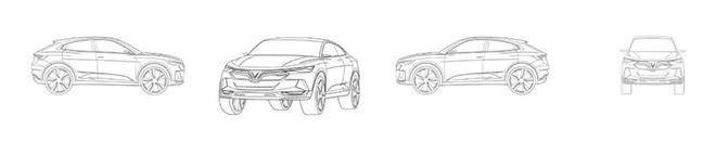 Thêm một mẫu crossover khác của VinFast nhưng có thể sử dụng động cơ lai điện nhờ gương hậu bằng camera.