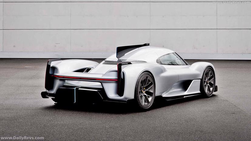 Mặt sau của concept Porsche 919 Street